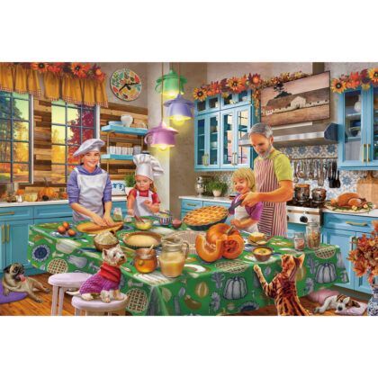 Tektalk Puzzles for Adults 1000 Piece - Thanksgiving Dinner