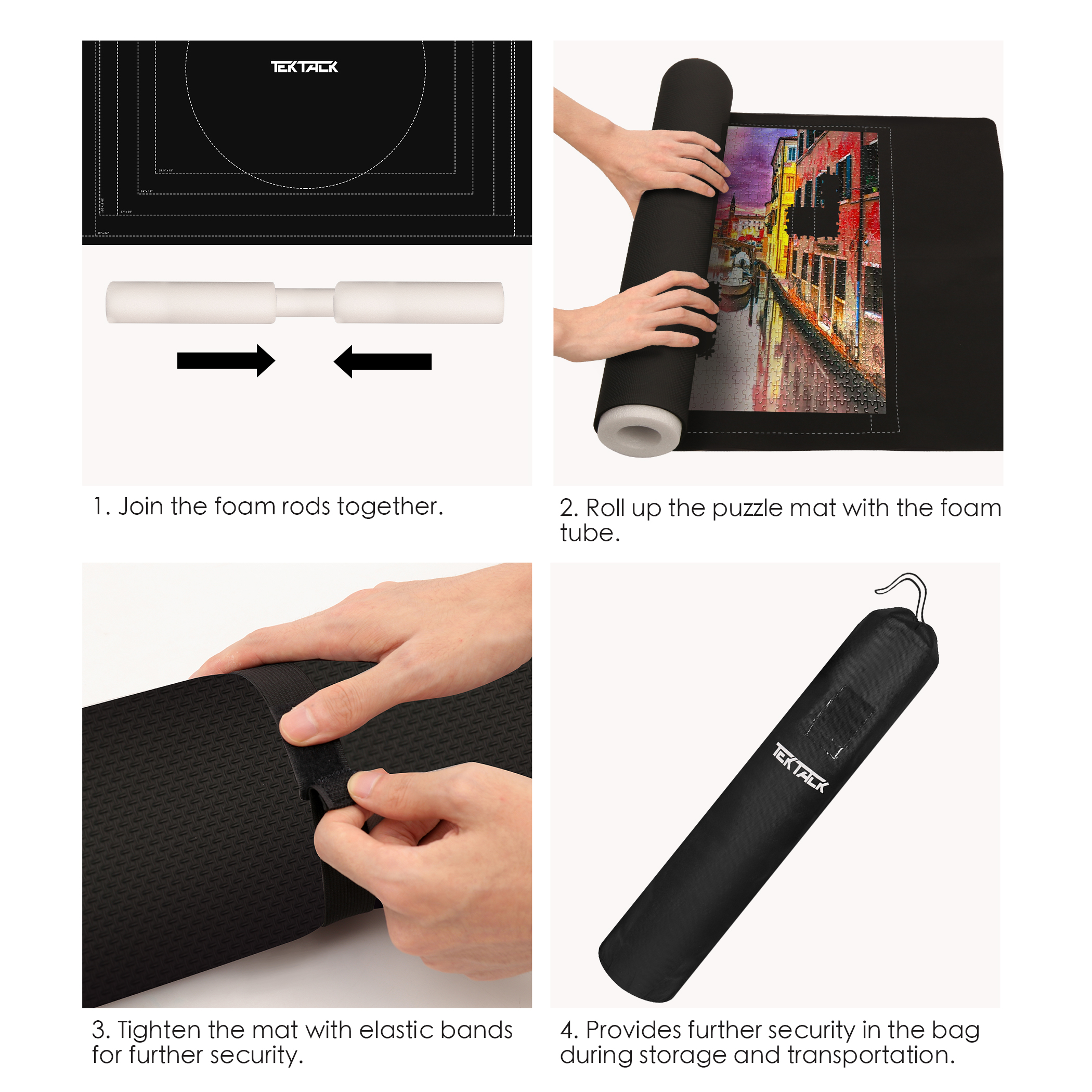 Tektalk Cross Printed Neoprene Puzzle Mat E2015-DGra12 - Image 2