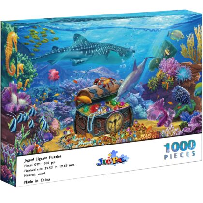 Jigpal Wooden Jigsaw Puzzles for Adults 1000 Pieces - Undersea World