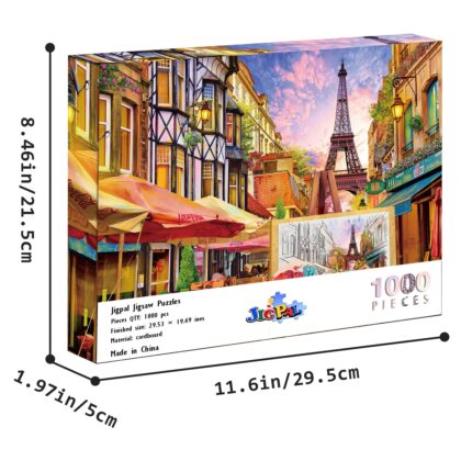Jigpal Jigsaw Puzzles for Adults - 1000 Pieces - Sketching in Paris