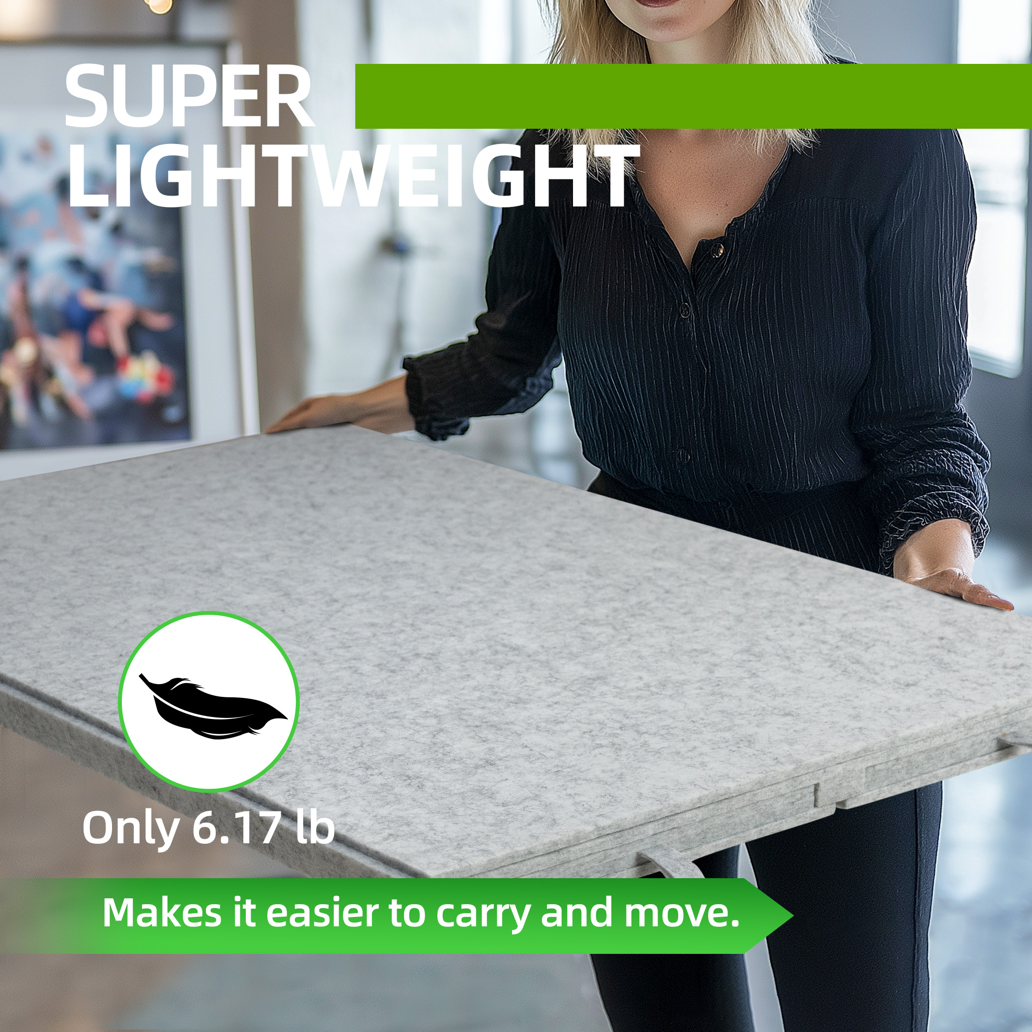 1500 Piece Tilting Jigsaw Puzzle Board with 2-in-1 Stand & Cover - Image 3