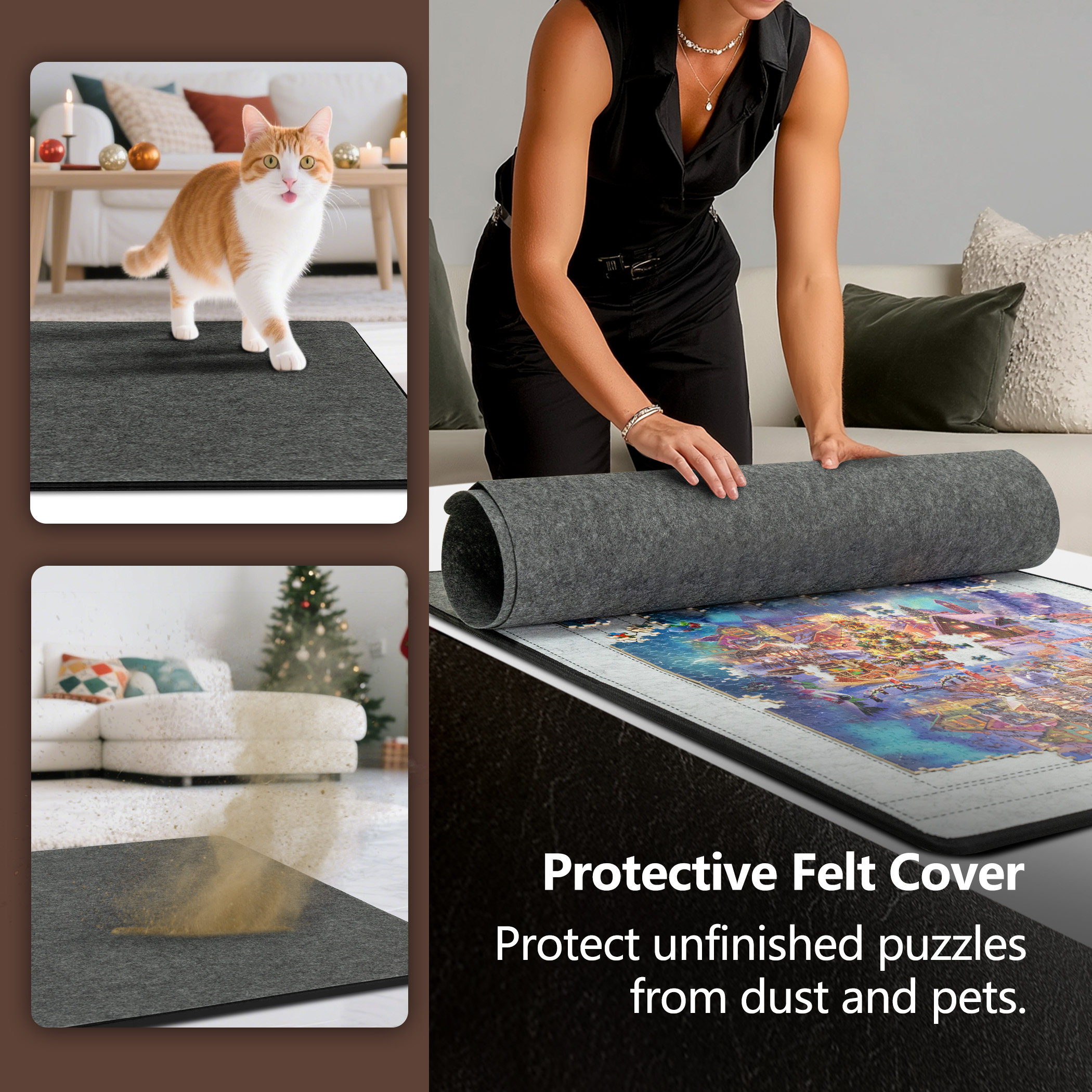 Jigpal Jigsaw Puzzle Board with 6 Sorting Trays - Image 3