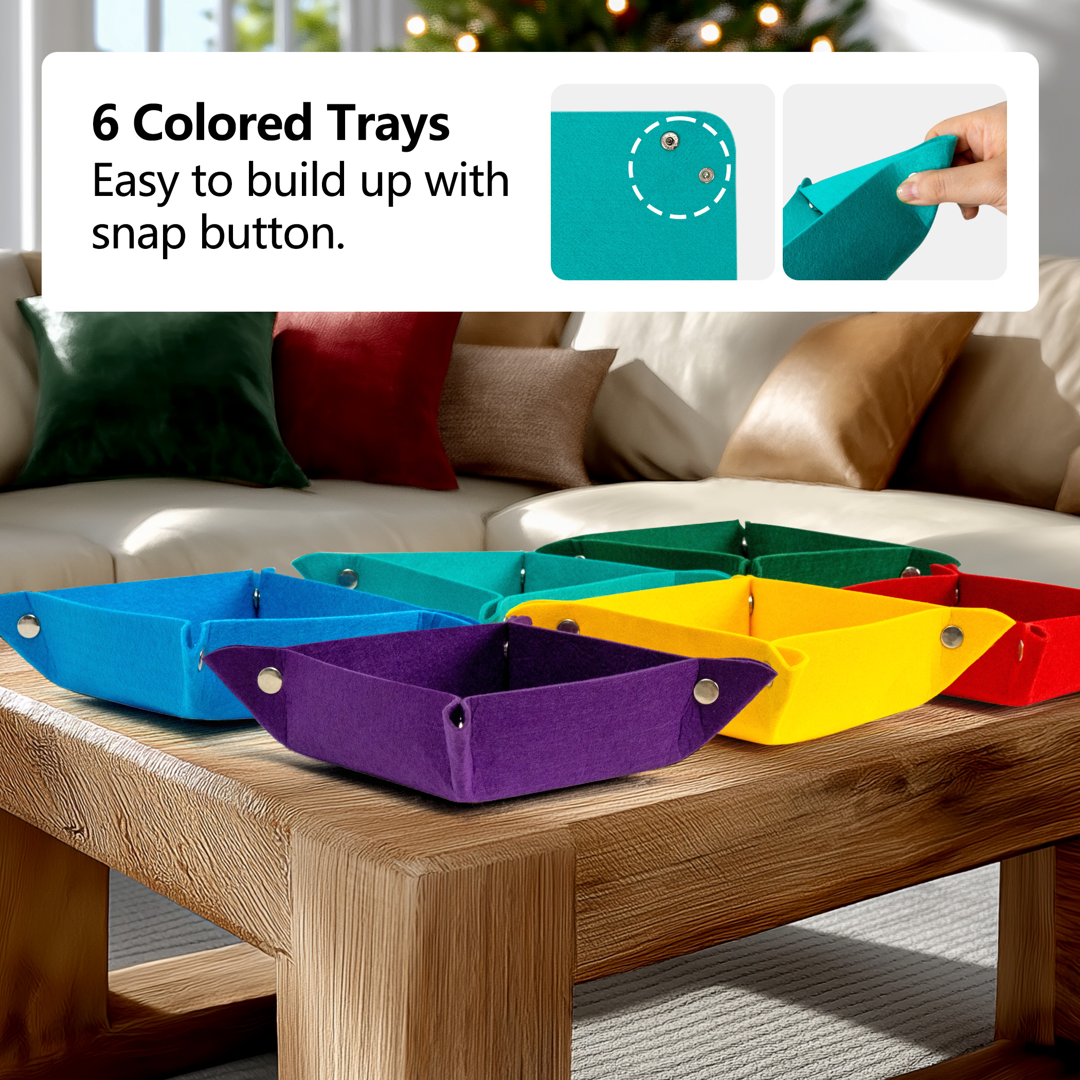 Jigpal Jigsaw Puzzle Board with 6 Sorting Trays - Image 4
